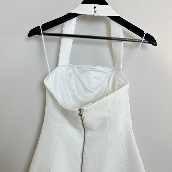 BARDOT Nevelle Hourglass Halter Dress in Orchid White Size US 2 - Picture 7 of 16
